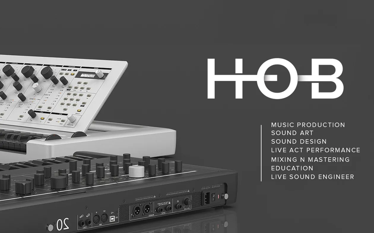 HOB wallpaper with synthesizer and disciplines